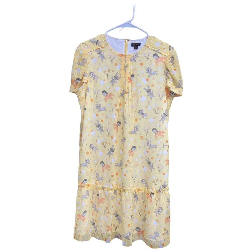 *NWOT* Runway Coach Baseman Yellow Dress